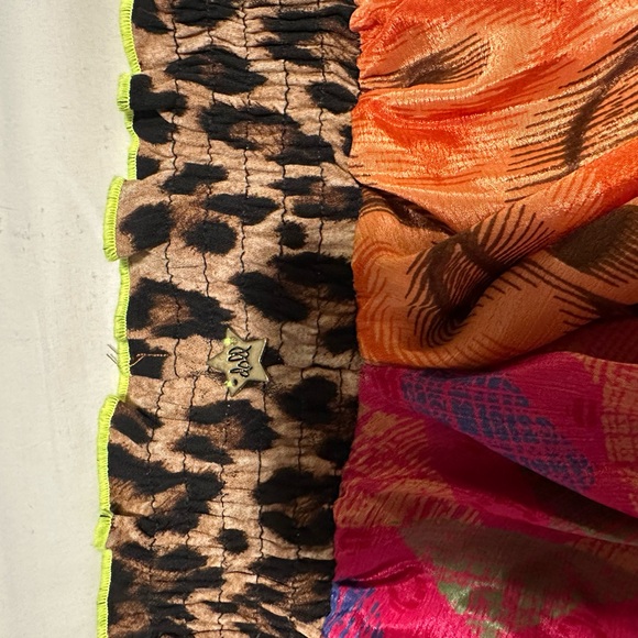 Mini Multicolor Patterned Skirt - Picture 3 of 6